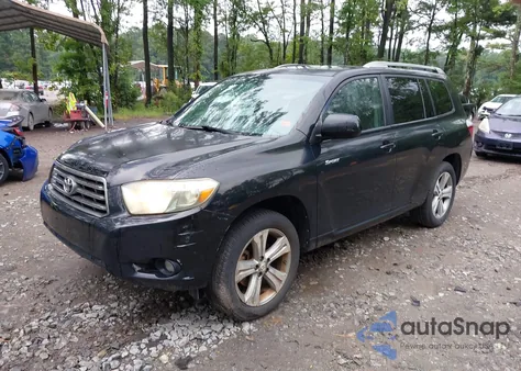 2008 Toyota Highlander Sport z USA, uszkodzony, nr VIN JTEDS43A482003602